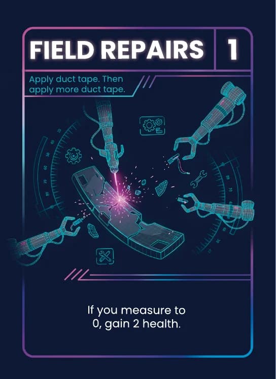 Field Repairs card