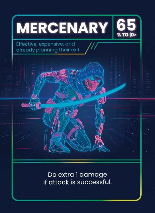 Mercenary card