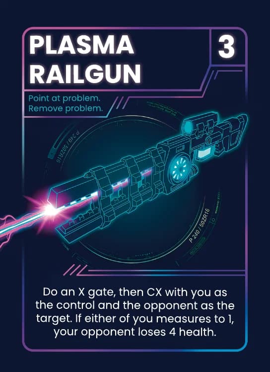 Plasma Railgun card