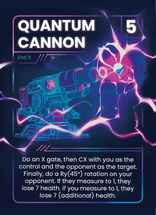 Quantum Cannon card