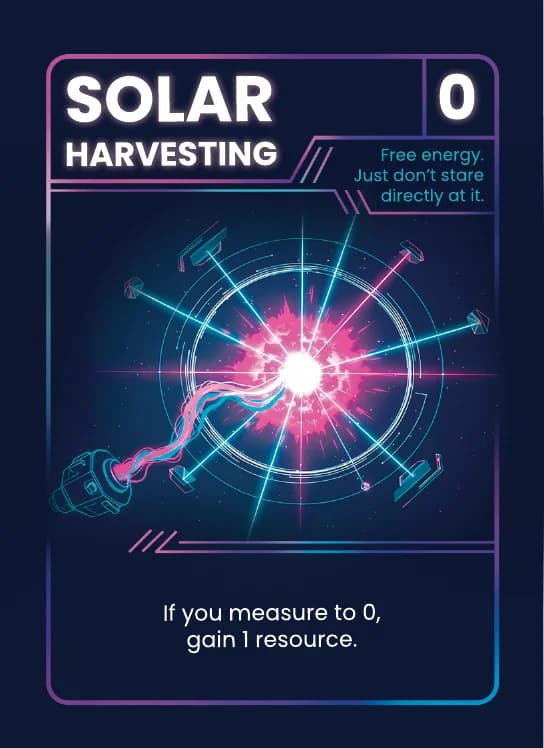 Solar Harvesting card