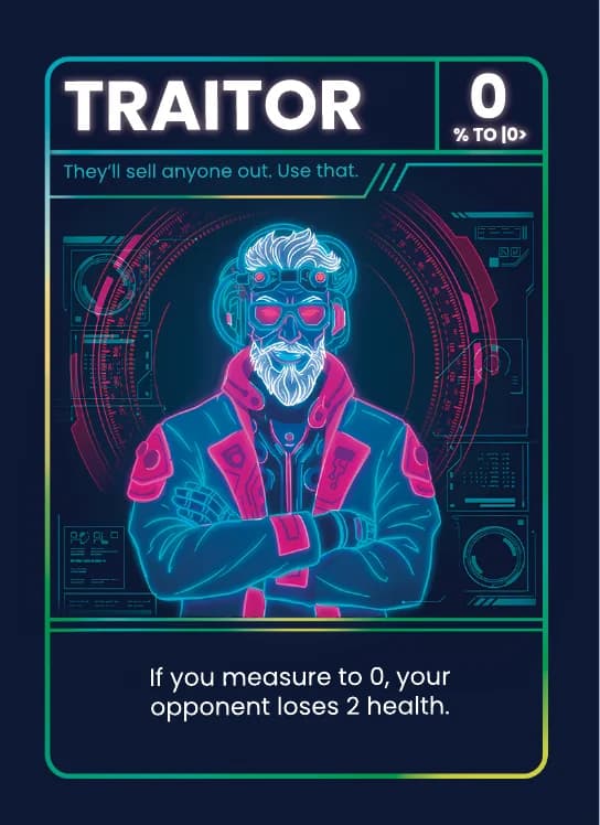 Traitor card